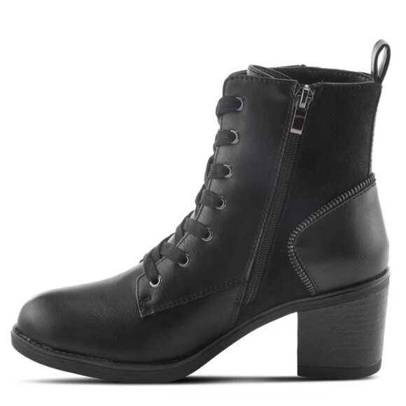 RARE FIND 🖤 》PATRIZIA Junia-Rose Embroidered Combat Boot - Picture 6 of 13